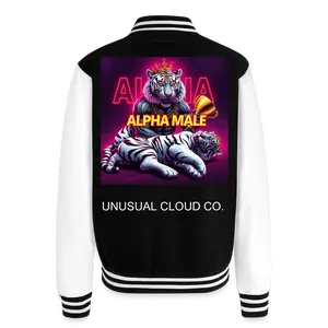 🔥 alpha male  Just Hoods Heavyweight Letterman Jacket