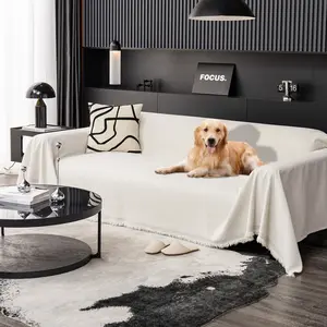 100% Waterproof Sofa Covers for Pets Washable Couch Covers Dogs Cats Sofa SlipCover for 3-4 Cushion Couches Sectional Couches Furniture Protector Covers for Living Room