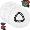 3 Pack For O-Cedar Microfiber Spin Mop Replace Heads Easywring Mop Head Refills Easy Cleaning & Use for Floor Machine Washable dealsforyoudays