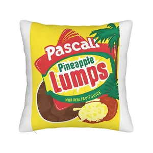 1 piece Pineapple Lumps New Zealand Sticker Sticker throw pillow cover Decorative Pillowcases for Cozy Living Room and Bedroom Soft Machine Washable Without Pillow Cores