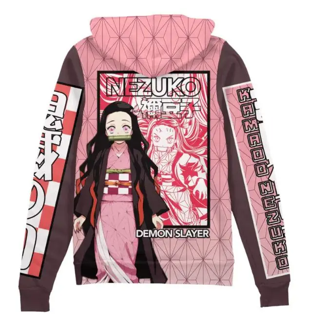 [FREESHIP] Trending 2026 Kamado Nezuko Haori Demon Slayer Streetwear Zip Hoodie Jacket, Anime fan zip up hoodie, Perfect for Fall & Winter with Fitted Design, Soft Comfortable Sweatshirt #anime  #hoodie #menwear #Sweat
