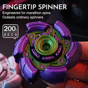 Metal Fidget Spinner Toy, 1 Count Stress Relief Toy for Adults, Magnetic Fidget Spinner Toy, Finger Spinning Top, Fidget Gadget, Fun Gift for Men