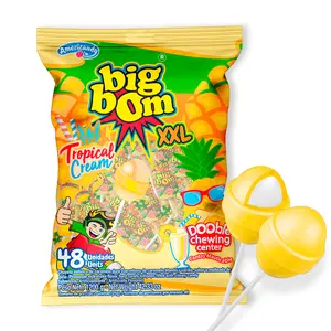 Americandy XXL Lollipops, Tropical Cream Americandy XXL Lollipops, Tropical Cream