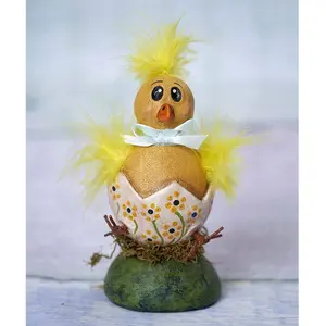 Largemouth Easter Spring Harold Baby Chick Retro Vintage Style Decor Figurine
