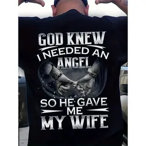 Men'S Large Size 3 Graphic Tee - Made from 100% Soft And Breathable Material, Retro Street Style with Short Sleeves And Letter Design, Suitable for Daily And Work Use, Perfect Gift, Casual Outfit, Eye-Catching Print, Comfortable Fit, Shirt