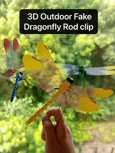 4-12 piece dragonfly clips, 3D dragonfly garden decoration items, anti-dragonfly stack, dragonfly honey-eater stack, deer and horse dragonfly repellent device, indoor and outdoor garden bird and dragonfly scare for quails
