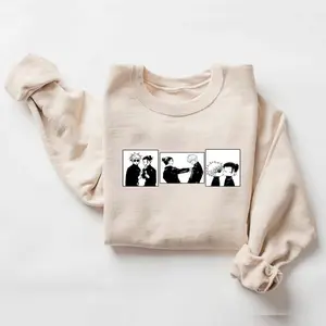 Geto Gojo Sweatshirt Gift For Fans, Anime T-shirt Sweatshirt Cotton Sweatshirt, Hoodie, Comfort Colors
