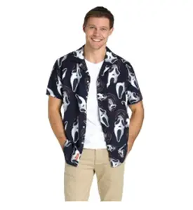 Ghostface® Hawaiian Shirt - Scream - Costume - Fashion - Men - 2 Sizes