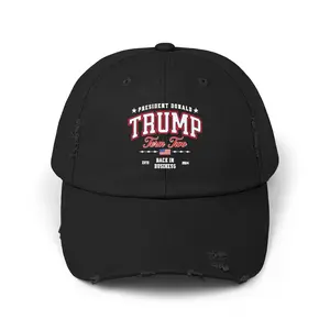 Term Two Trump Unisex Distressed Cap – Custom Baseball Hat for Supporters