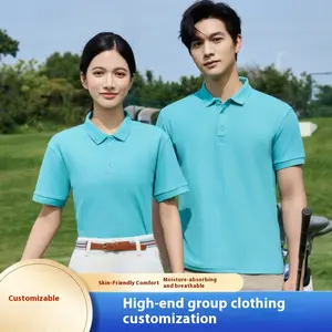 2025 new model, casual outdoor fashion sweat-absorbing and breathable men's Polo shirt, custom logo available
