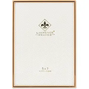 5" W x 7" H Simply Gold Metal Picture Frame (670057)