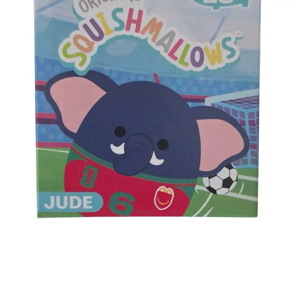 McDonald’s FIFA World Cup 2026 Squishmallows Happy Meal Toy, #20 Jude Unopened New Collectible Figure
