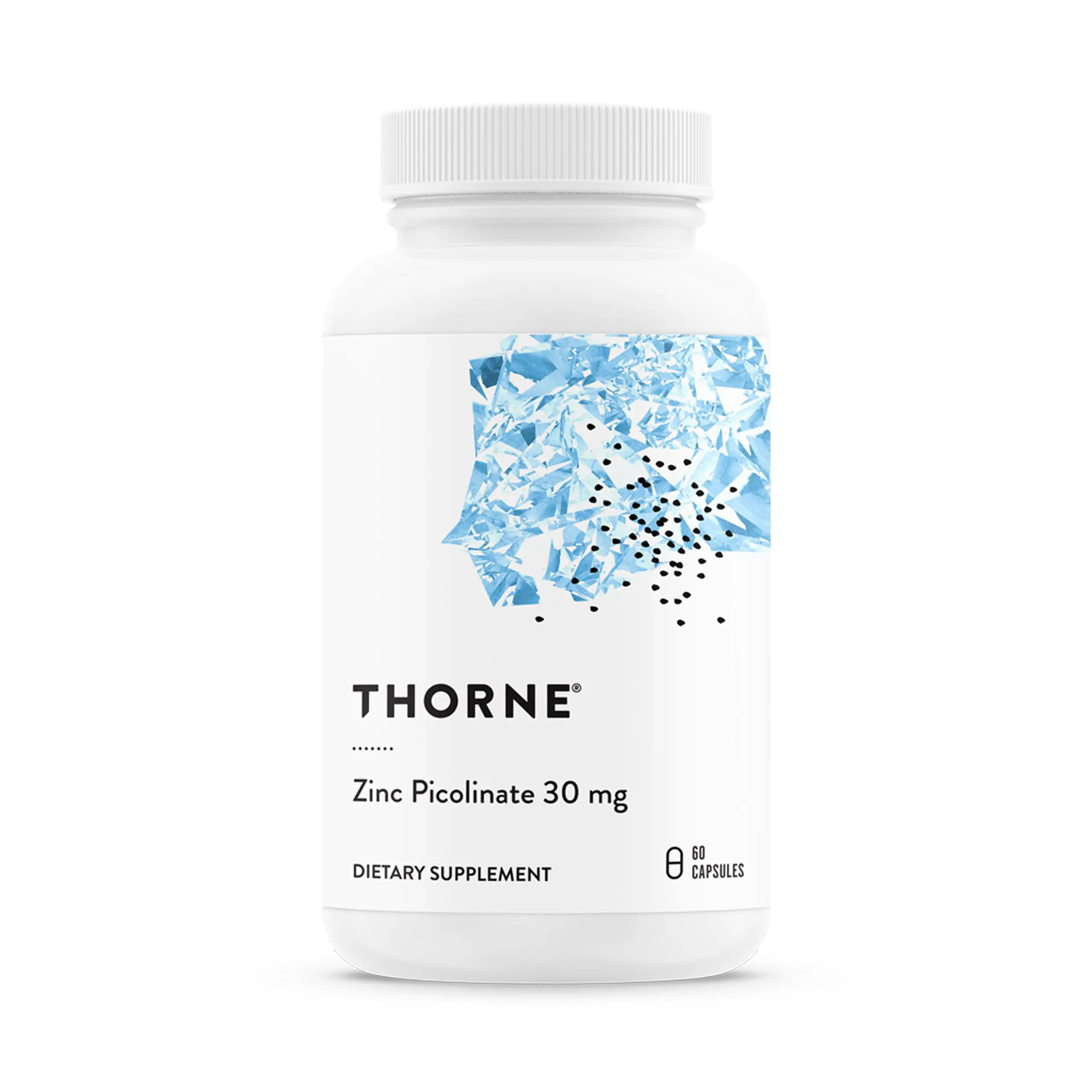 THORNE Zinc Picolinate 30 mg, Highly Absorbable Zinc, 60 Capsules | Supports Immune System, Eye, Skin, Nerve & Reproductive Health*, Trace Mineral Supplement, NSF Contents Certified