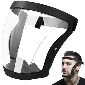 Lightweight Full Coverage Protective Face Shield, Clear Anti Fog And Scratch Proof Facial Guard, Durable Plastic Safety Protective Visor Suitable For Daily Grinding Cutting Weeding Tasks And Various Common Manual Working Scenarios.garden accessories