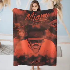 A classic Morgan Cole Wallen-themed flannel blanket, soft and durable, is the perfect home essential and a festive gift for fans 80*60.