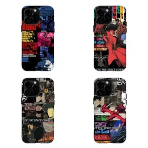 Retro Cowboy Bebop Phone Case, Classic Anime Fan Gift,for iPhone 17 16 15 14 13 12 11 Pro Max for Samsung S21–S25 Plus Ultra,Gifts For Fans, Phone Accessories Cellphone Wireless