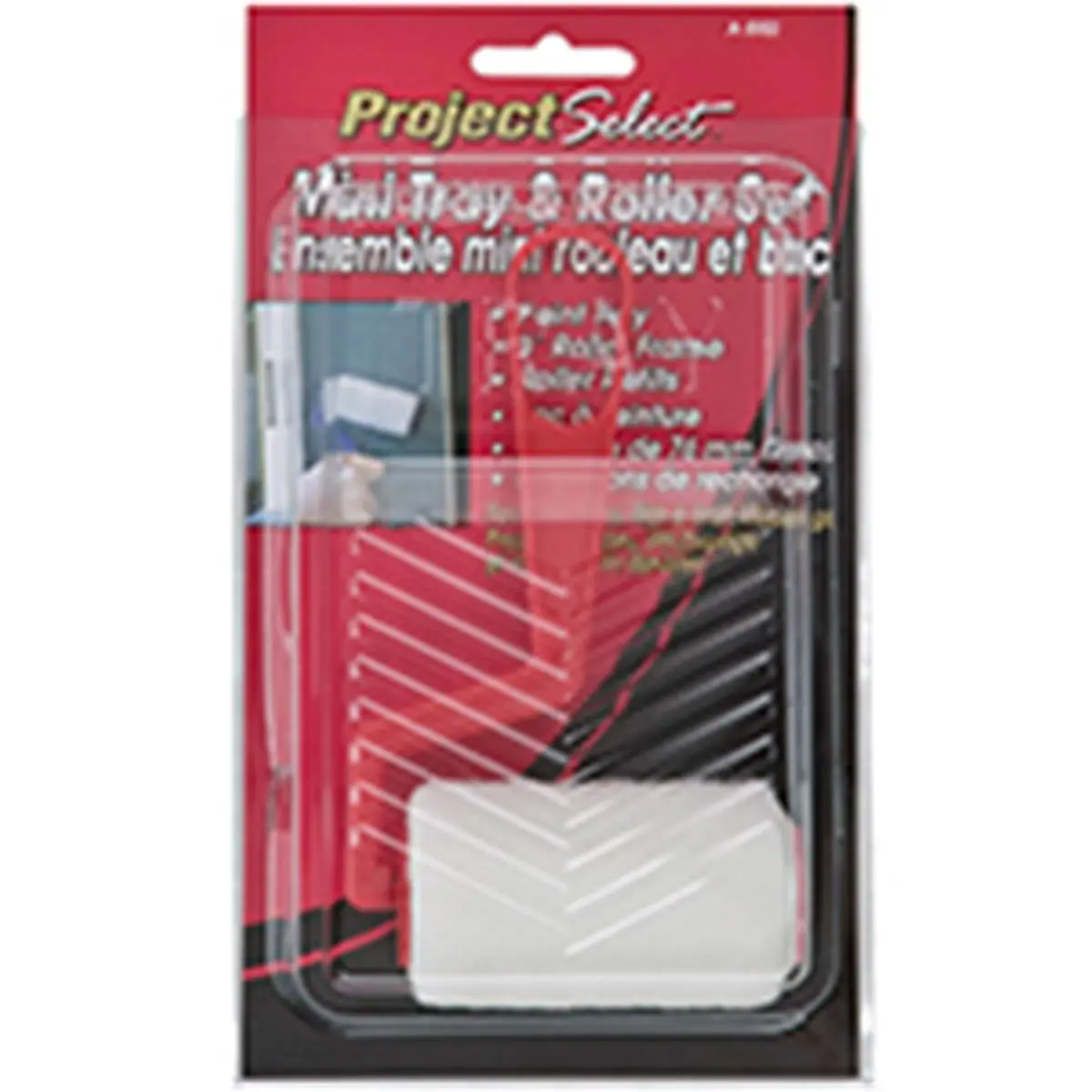Linzer Products 3-Piece Paint Roller & Tray Set, Includes 3 in. Mini-Roller and Mini-Tray, Includes 3 In. Mini-Roller And Tray