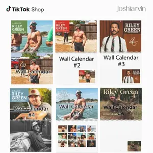 Riley Green 2026 Calendar, Funny Celebrity Wall Planner
