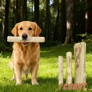 1pc Natural Coffee Wood Dog Chew Sticks Chew Toy Teeth Cleaning And Chewing Pet Toy Suitable For Dogs/ Puppy /Small Pets To Relieve Stress And Release Energy, Suitable For All Seasons