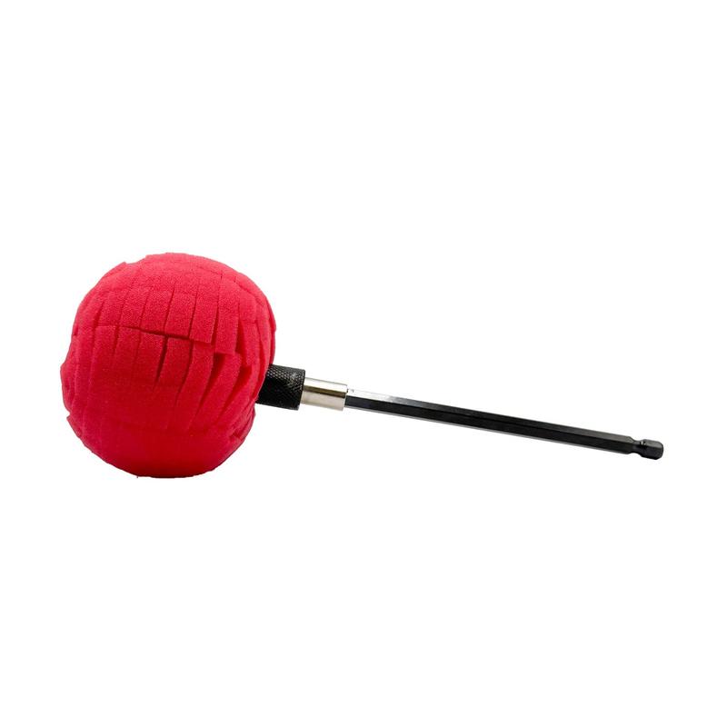 Renegade Products Drill-Powered Polishing Ball for Wheel & Metal Detailing - High-Shine Metal & Wheel Detailer - Ball Only, Shank Only or Assembled