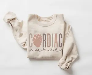 Cardiac Nurse Sweatshirt • Gift for Cardiac Nurse • Cardiovascular Nurse Sweater • Cardiology RN NP • Heart Nurse Crewneck • Graduation Gift