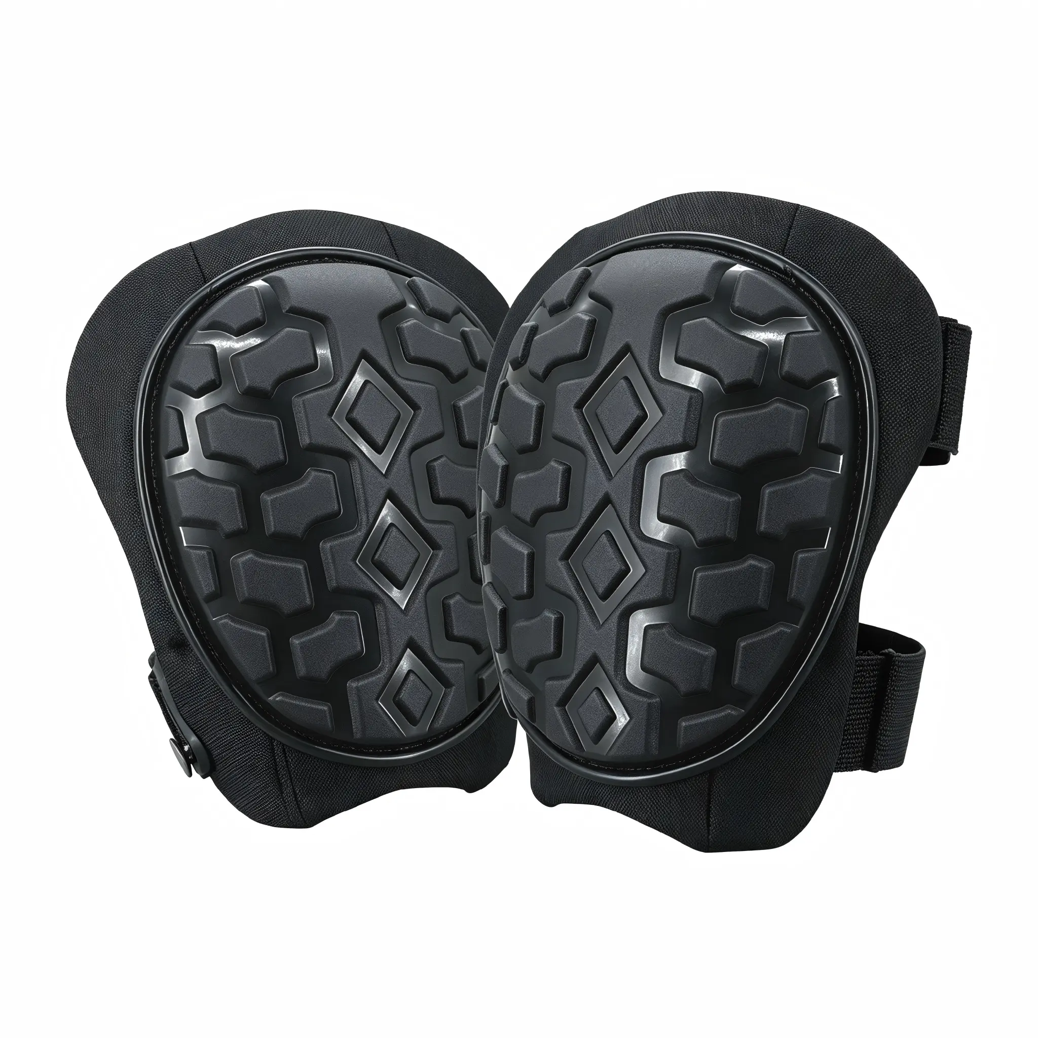 Professional Men's Work Knee Pads - Heavy-Duty Cap, Soft Gel Cushion, Reinforced Adjustable Straps, Breathable Mesh, Shock Absorb, Adult Sizes, Reinforced Gardening Knee Pads & Kneeling Cushions, Built for Every Job
