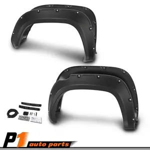 Fits Toyota 16-22 Tacoma 4x smooth Wheel Fender Flares Pocket Rivet Style