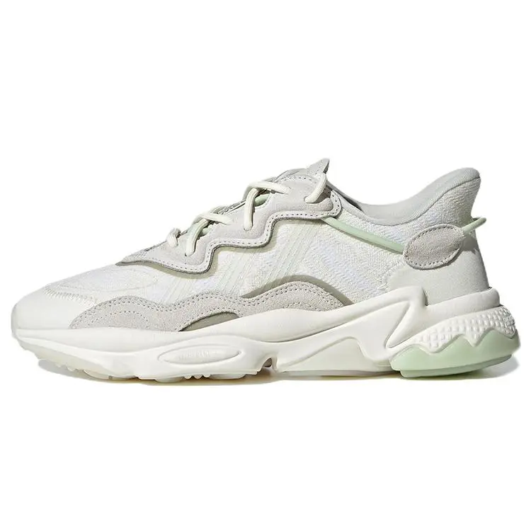 Women's Adidas Originals Ozweego Low-Top Fabric Sneaker - Slip-Resistant Casual Trainer, Walking Shoe, Light Gray Footwear