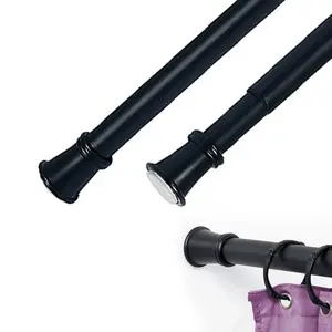 Still Drilling Holes in Your Walls? This Heavy Duty Tension Curtain Rod Installs in Seconds and Fits Any Window Perfectly