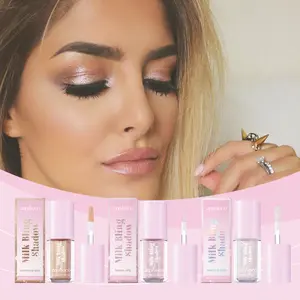 Zephoco Colorful Pearlescent Liquid Eyeshadow Series – Natural, Long-Lasting Highlight Eyeshadow with Polyvinyl Pyrrolidone, Xanthan Gum & Mica – Perfect for Party Makeup