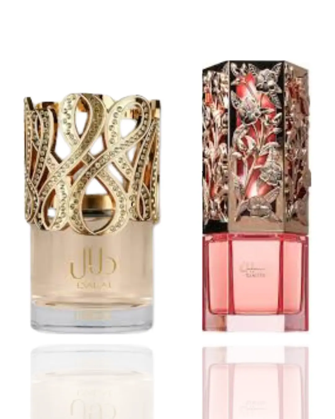 Lattafa 2-Piece Fragrance Duo (Dalal + Asdaaf Raneen), Long-Lasting EDP with Caramel Scent, High-Quality Women's Perfume, Gifts for Women, Everyday Wear, Elegant Floral Fragrance, Long Lasting Perfume, Gift Sets For Women