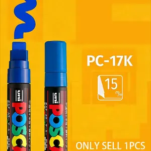 Colored Marker Pen, 1 Count Water Based Acrylic Advertising Pen, Paint Watercolor Pen, Graffiti Color Painting Art Student Special-purpose Painting Pen, Art Markers Pen, Acrylic Marker Pens