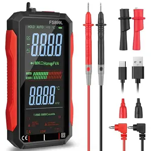 Rechargeable High-Precision Intelligent Fully Automatic Large-Screen Digital Multimeter, Electrical Measuring Tool for Multi-Testing Applications