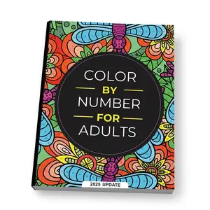 Color By Number For Adults: 75 Beautiful Pictures Designed For Fun,Adult Relaxation