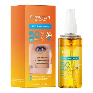 SUNSCREEN OIL SPRAY  Oil Sunscreen Spray   Broad Spectrum UVA/UVB Protection   Lightweight Hydration Refreshing Sun Protect Spray Glow Oil Sunscreen Mist SPF 50(100ml /3.52 FL.0Z)