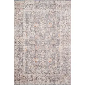 Loloi II Skye SKY-01 Grey Apricot Traditional Power Loomed Rug