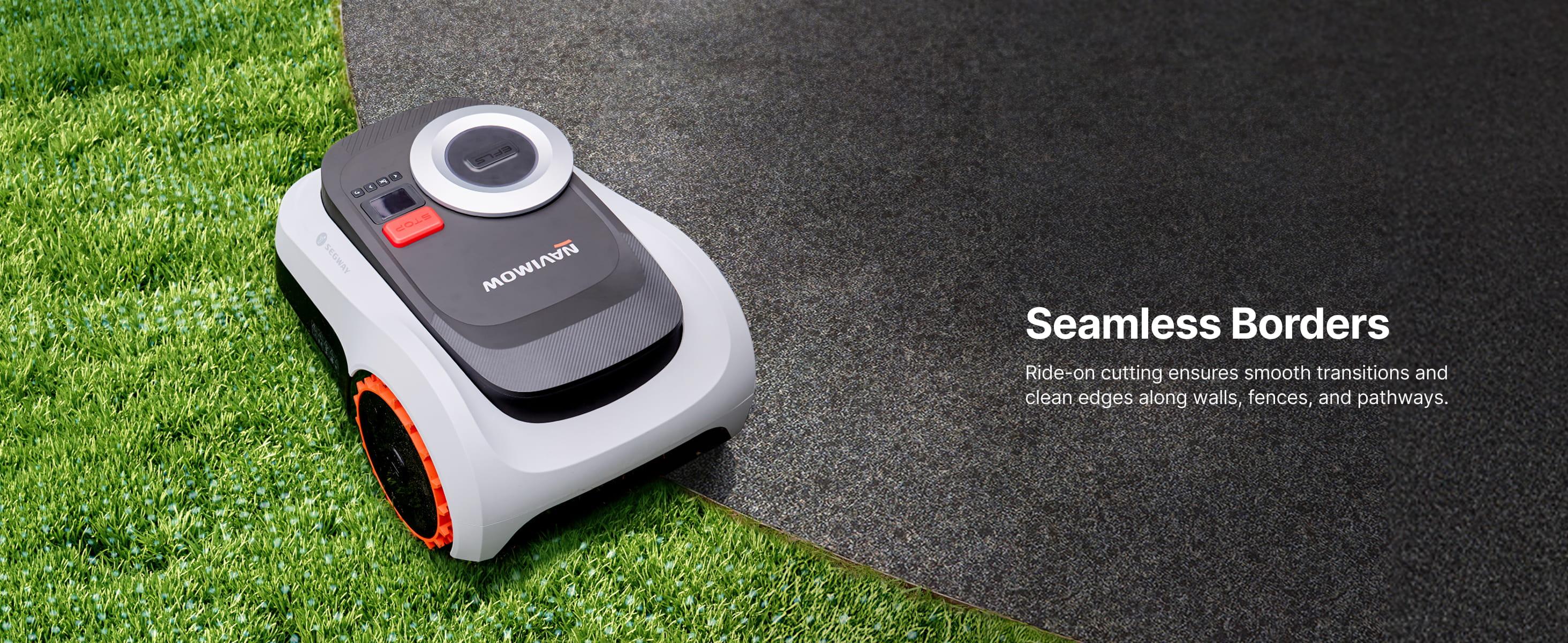 Segway Navimow i215 LiDAR Robot Lawn Mower, Wire Free Robotic Lawn Mower for 0.37 Acre, LiDAR & Vision Dual Fusion, Auto Mapping, Off-Road Wheels for 45% Slopes, Quiet 59 dB(A) Mowing zero  turn  mower summervibes