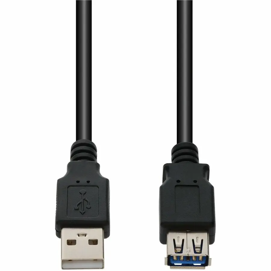 AddOn 15ft USB A 2.0 Male to USB A 2.0 Female Black Cable 480Mbps
