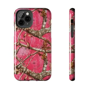 Pink Camo Phone Case, Real Tree Camo Phone Case, Tough Phone Case for iPhone 17 16 15 14 13 12 11