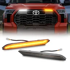 LFM LED Grille Side Lights for 2022-2025 Toyota Tundra – Amber Turn Signals, IP67 Waterproof, Custom Fit
