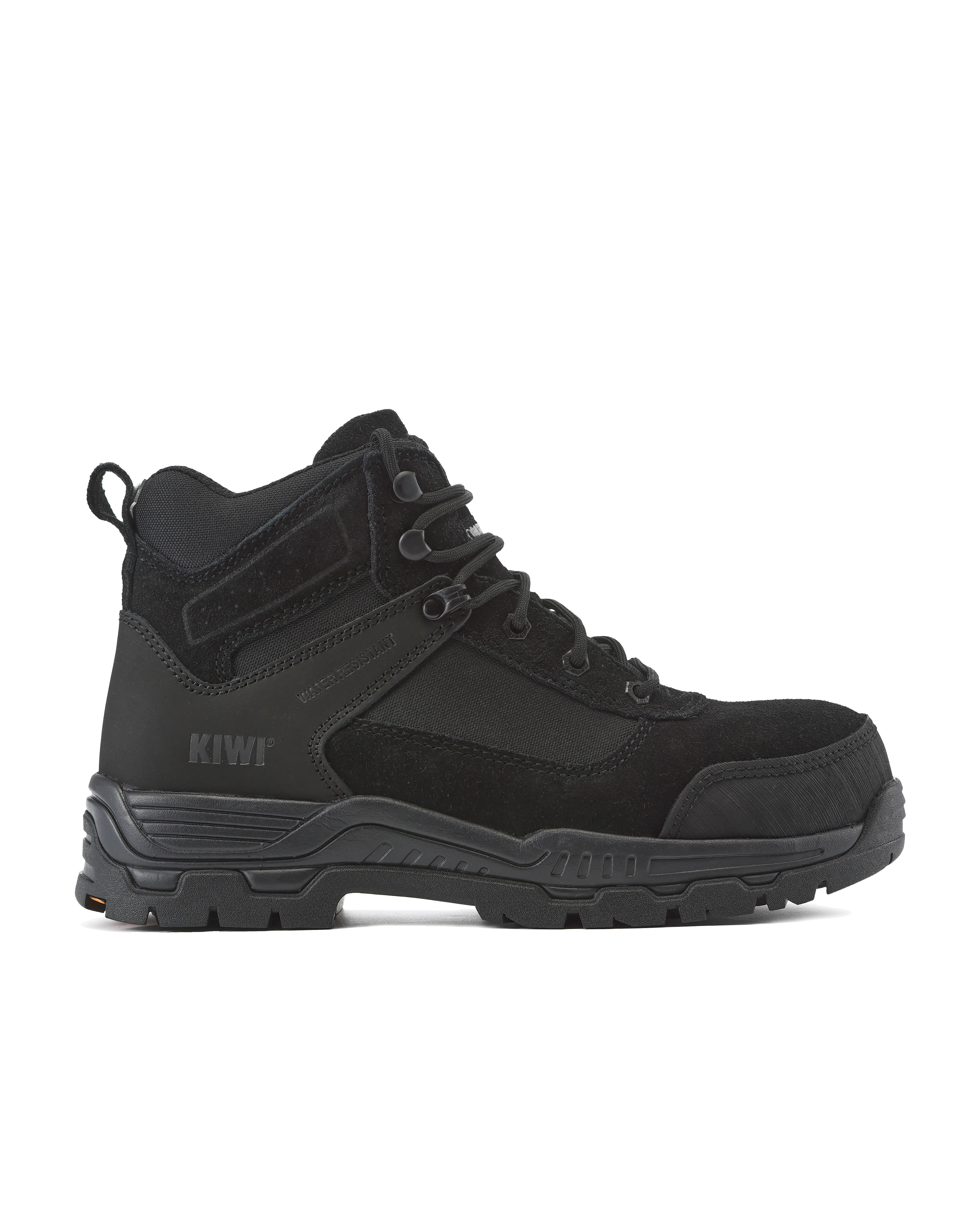 Kiwi Trek Black Suede/Nylon 5" Composite Toe Water Resistant Work Boots [68600]