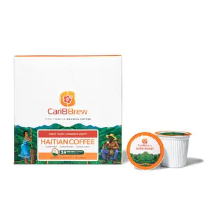 Single Origin Haitian Coffee KCUP - Medium-Dark roast - Single Serve Keurig- Low acid coffee