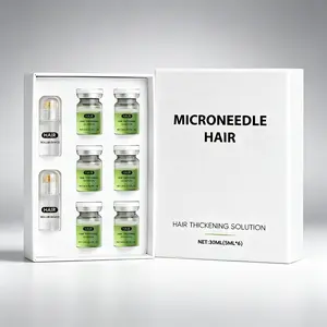 2-Piece Set Hair Growth and Nourishing Haircare Serum with Ginger Root Oil, Peppermint Leaf Oil, Sophorolene, Vitamin E for Daily Scalp Care repair treatment fast