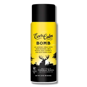 EverCalm Deer Scent Bomb – Deer Attractant Spray & Calming Scent, All-Season Effectiveness, Versatile Hunting Aerosol Canister, 3.5 oz