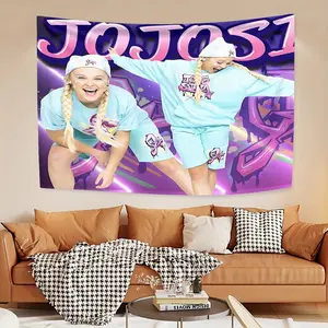 JoJo Siwa connection  Tapestry, Exquisite Patterns, Soft Fabrics, Perfect for Sofa or Bed Decoration, Comfortable Home Decoration, Bohemian Home Decoration