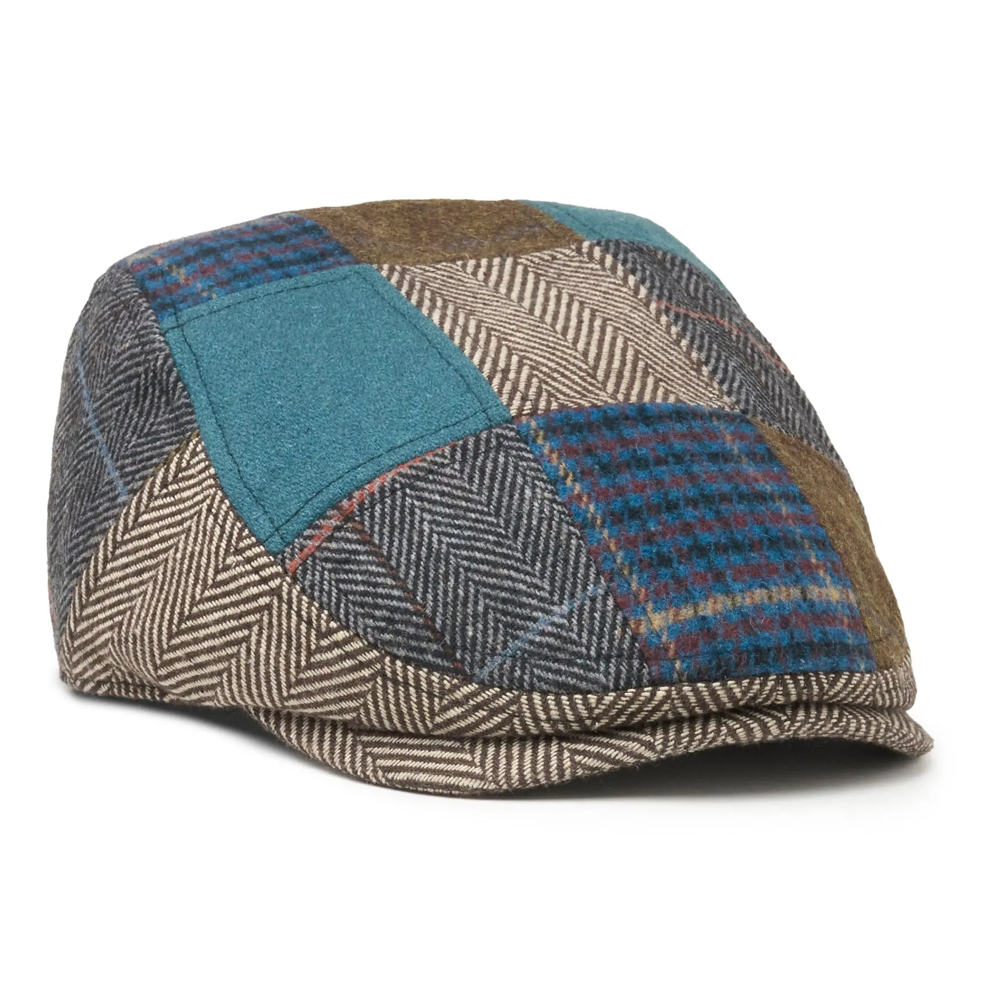 The Tradesman Boston Scally Cap - Patchwork Edition