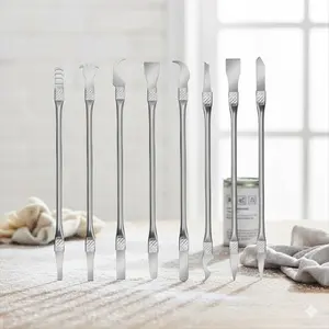 Ultra-Thin Metal Removal Knife & Precision Tweezers Set: 8-Piece Professional Anti-Static Repair Kit for Phone, Computer Motherboard, CPU Micro-Sculpting & Welding