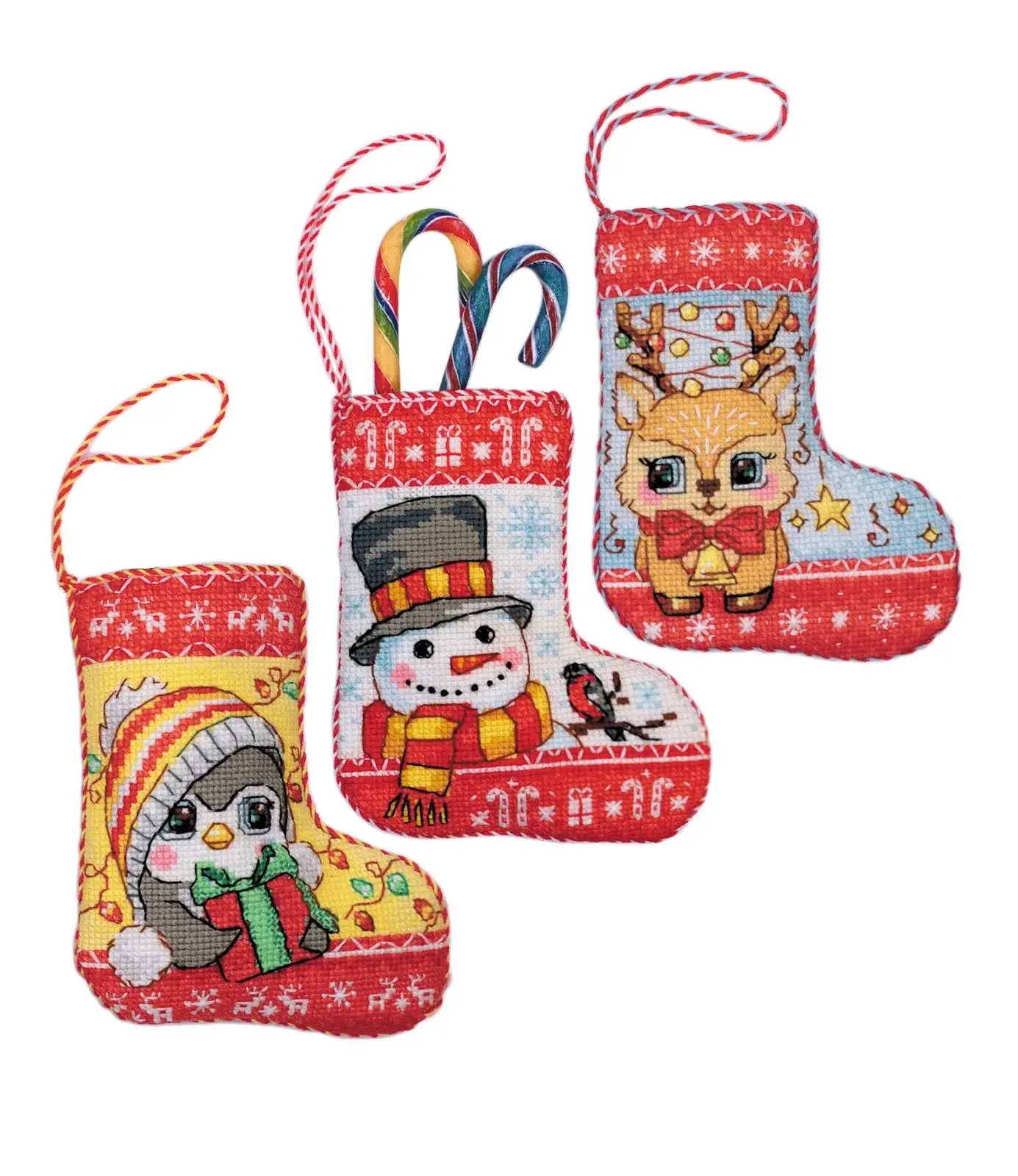 Christmas Stockings Counted Cross Stitch Kit by Riolis R2239AC