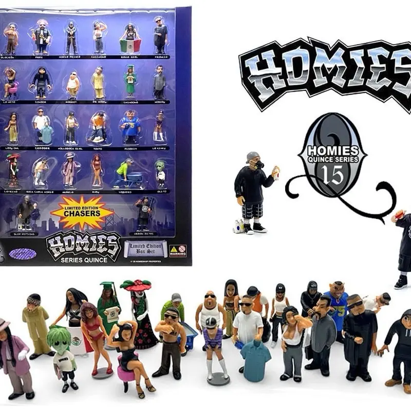 Homies Figures 1.75″ Series 15 Quince Limited Edition 26 Pcs Set with Chase Figures – 2026 New Releases