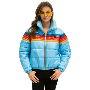 5 STRIPE APRES JACKET - GLOSSY SKY